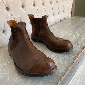 Cydwoq model "Cling", Handmade Mens boots size 44 (10.5),  Brown, NEVER WORN